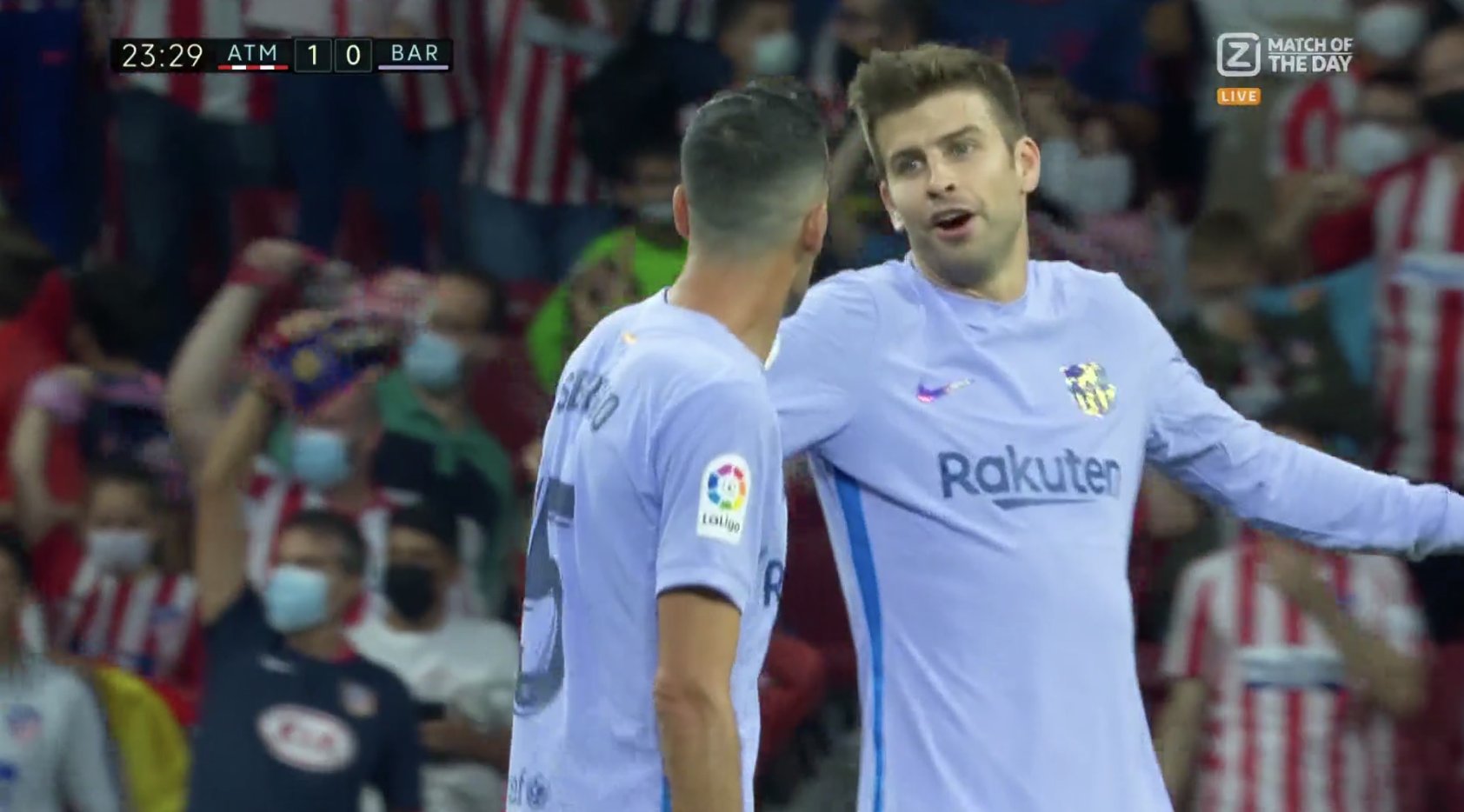 Coraz większe nerwy w FC Barcelonie. Liderzy drużyny kłócili się w trakcie meczu z Atletico [WIDEO]