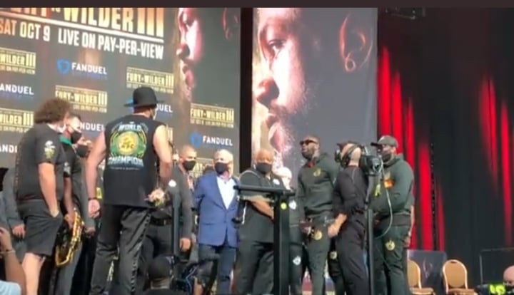 Emocje przed walką Fury'ego i Wildera. "Zamierzam go zniszczyć, niech spoczywa w pokoju" [WIDEO]