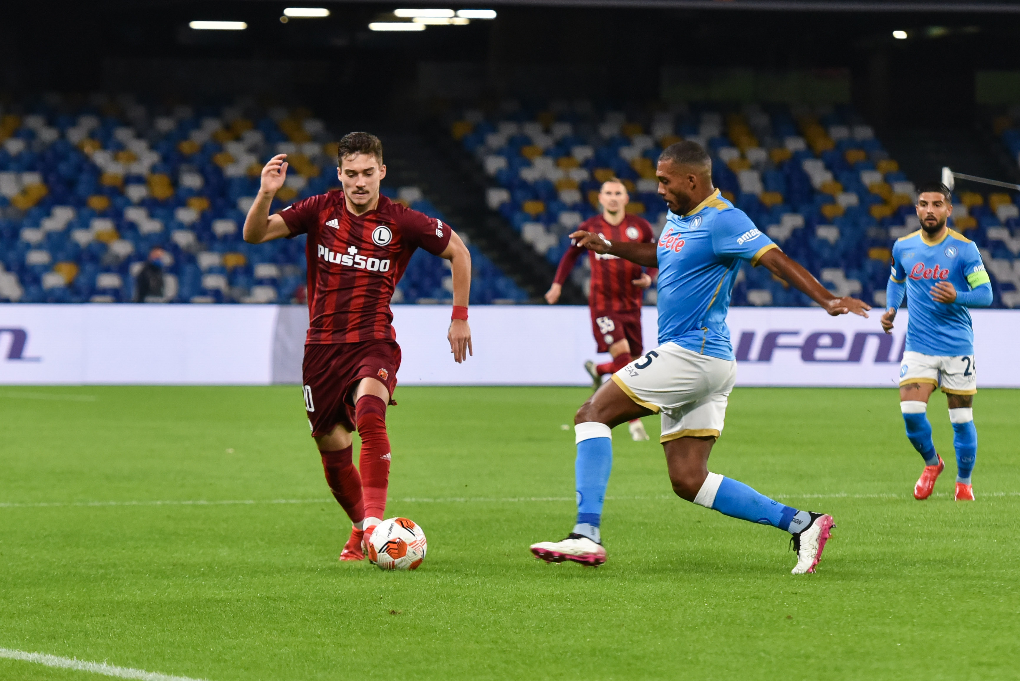 Legia przegrała z Napoli. "Azzurri" pokazali moc w ostatnim kwadransie [RELACJA]