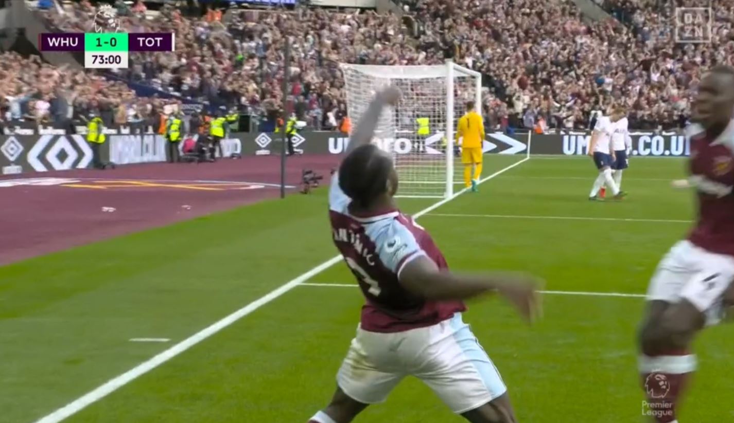 Łukasz Fabiański zatrzymał Harry'ego Kane'a. West Ham lepszy od Tottenhamu w derbach Londynu [WIDEO]