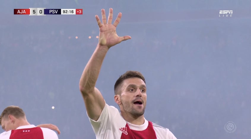 Popis Ajaksu Amsterdam w hicie Eredivisie! Pięć goli, jubileusz Tadicia, absolutna dominacja [WIDEO]