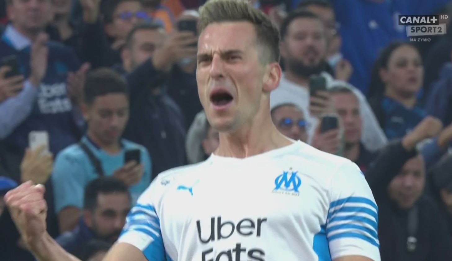 Nieuznany gol Arkadiusza Milika w hicie z PSG! Polak świetnie uderzył, ale jego kolega był na spalonym [WIDEO]