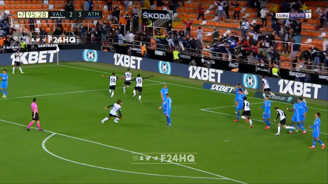Koszmar Atletico w meczu z Valencią! "Rojiblancos" roztrwonili dwubramkowe prowadzenie [WIDEO]