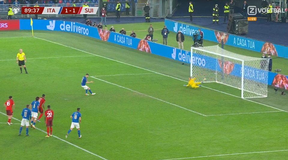 Szwajcaria zatrzymała Włochy, pudło Jorginho z karnego! Dania straciła pierwszego gola w eliminacjach [WIDEO]