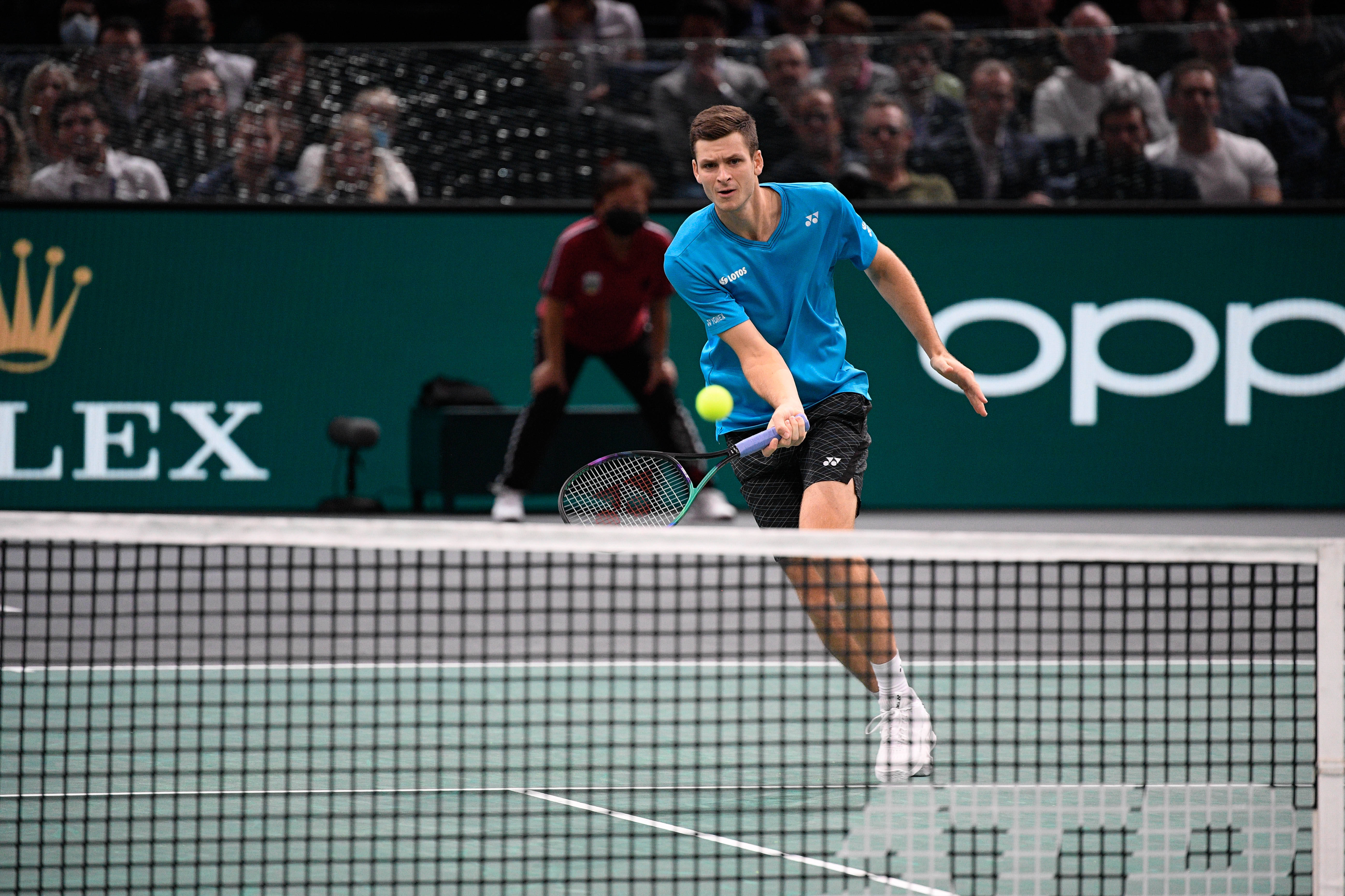 Porażka Huberta Hurkacza w pierwszym meczu ATP Finals. Polak nie dał rady drugiej rakiecie świata [WIDEO]