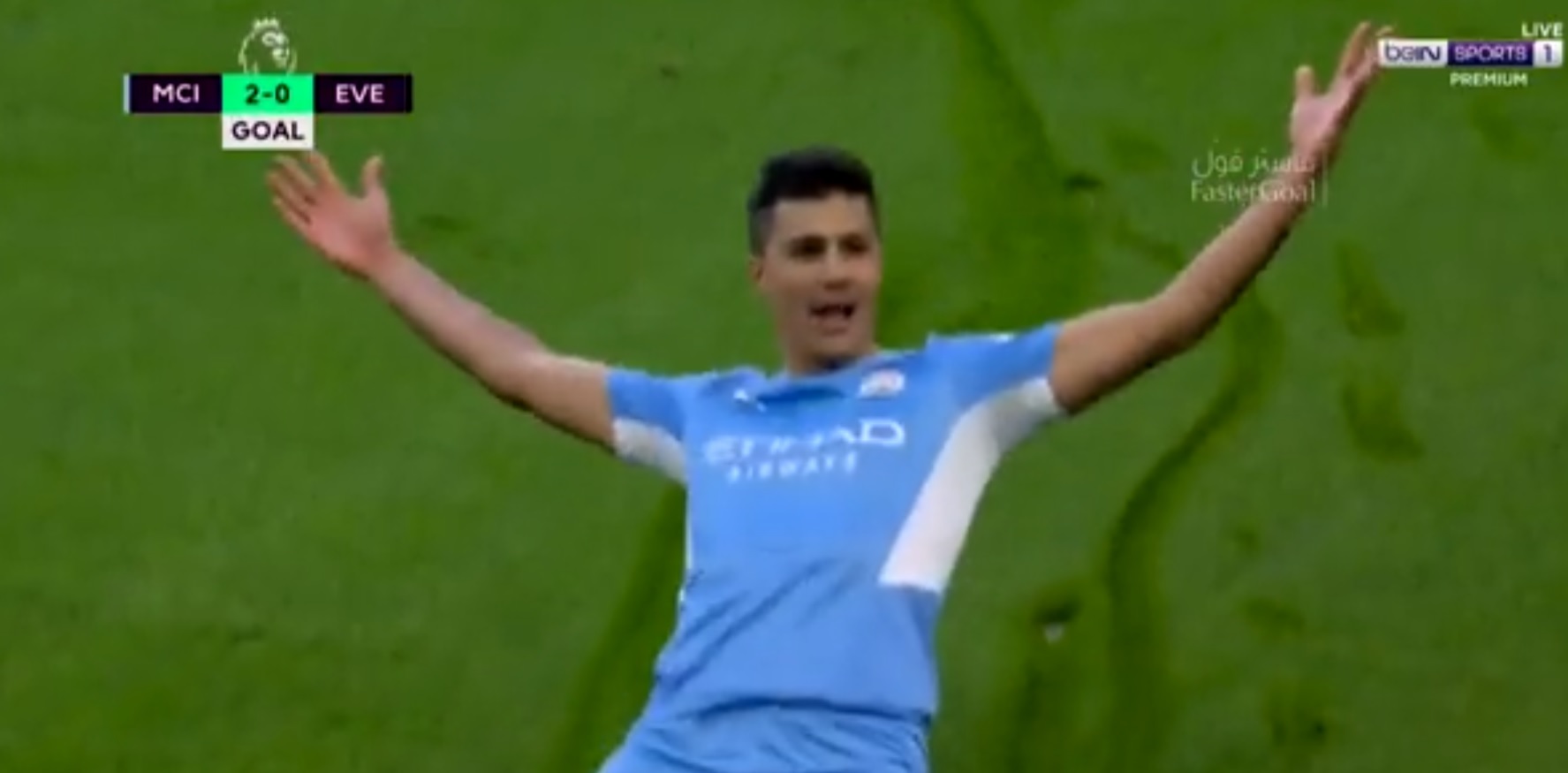 Cudowne uderzenie Rodriego i wygrana Manchesteru City. Mistrzowie Anglii gonią Chelsea [WIDEO]