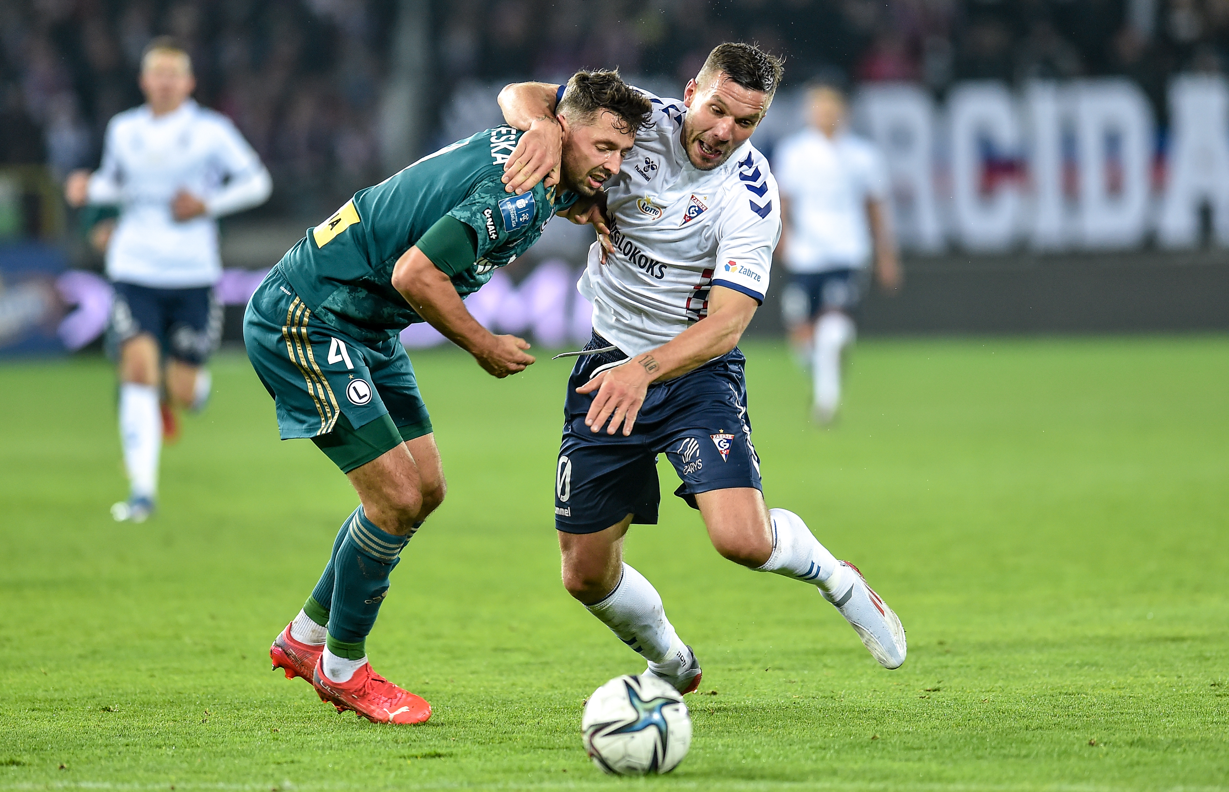 Lukas Podolski zaczepił kibiców Legii Warszawa. Wymowny wpis piłkarza Górnika Zabrze
