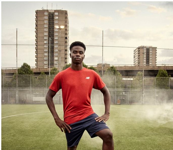 Bukayo Saka w wideo "Little Chilli" dla New Balance