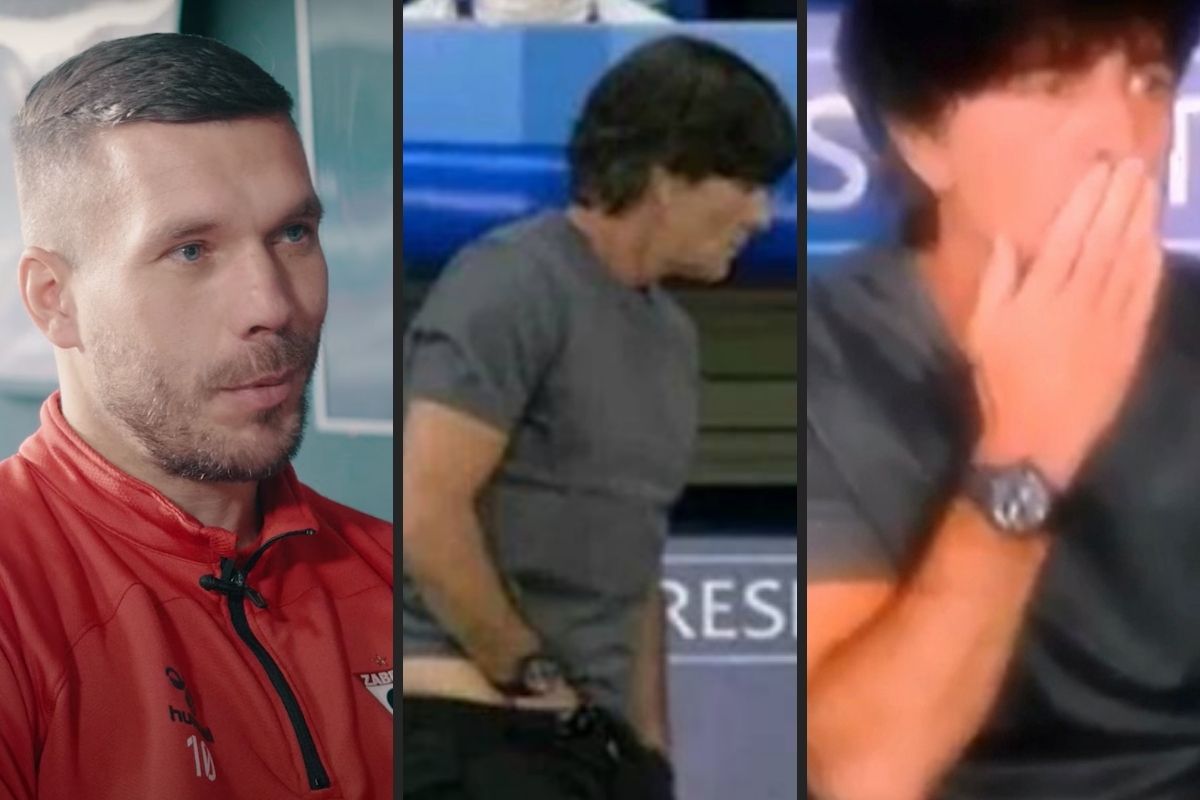 "W d**ie sobie też kopiesz". Lukas Podolski o słynnym zachowaniu Joachima Loewa