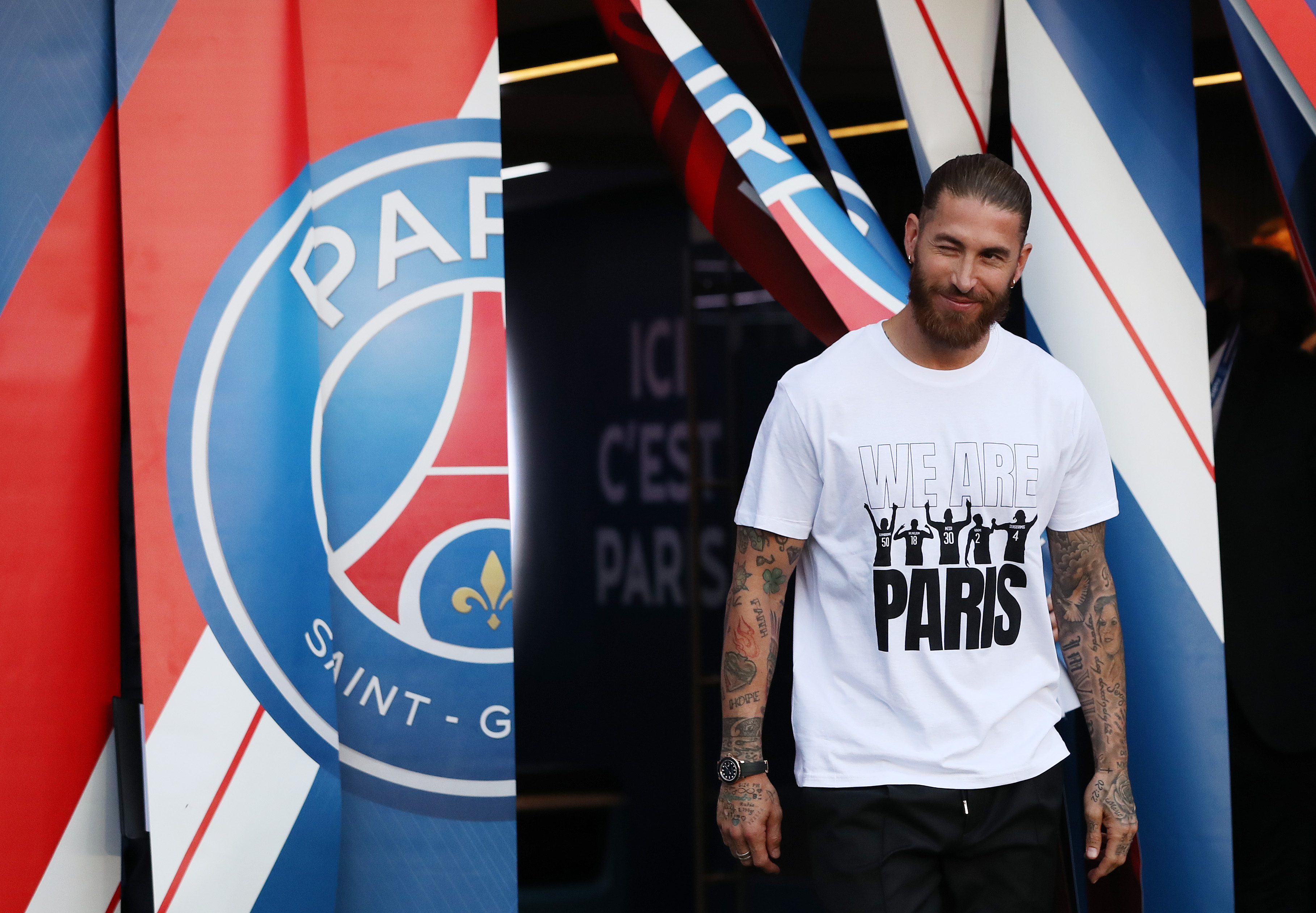 Składy na mecz Saint-Etienne - PSG. Długo wyczekiwany debiut Sergio Ramosa