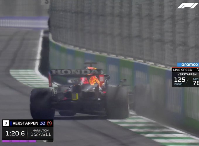 Dramat Maxa Verstappena! Jechał po pole position, uderzył w bandę na ostatnim zakręcie [WIDEO]