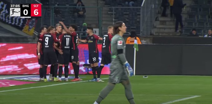 Totalna demolka w Bundeslidze! Borussia M’gladbach przegrywała sześcioma bramkami do przerwy [WIDEO]