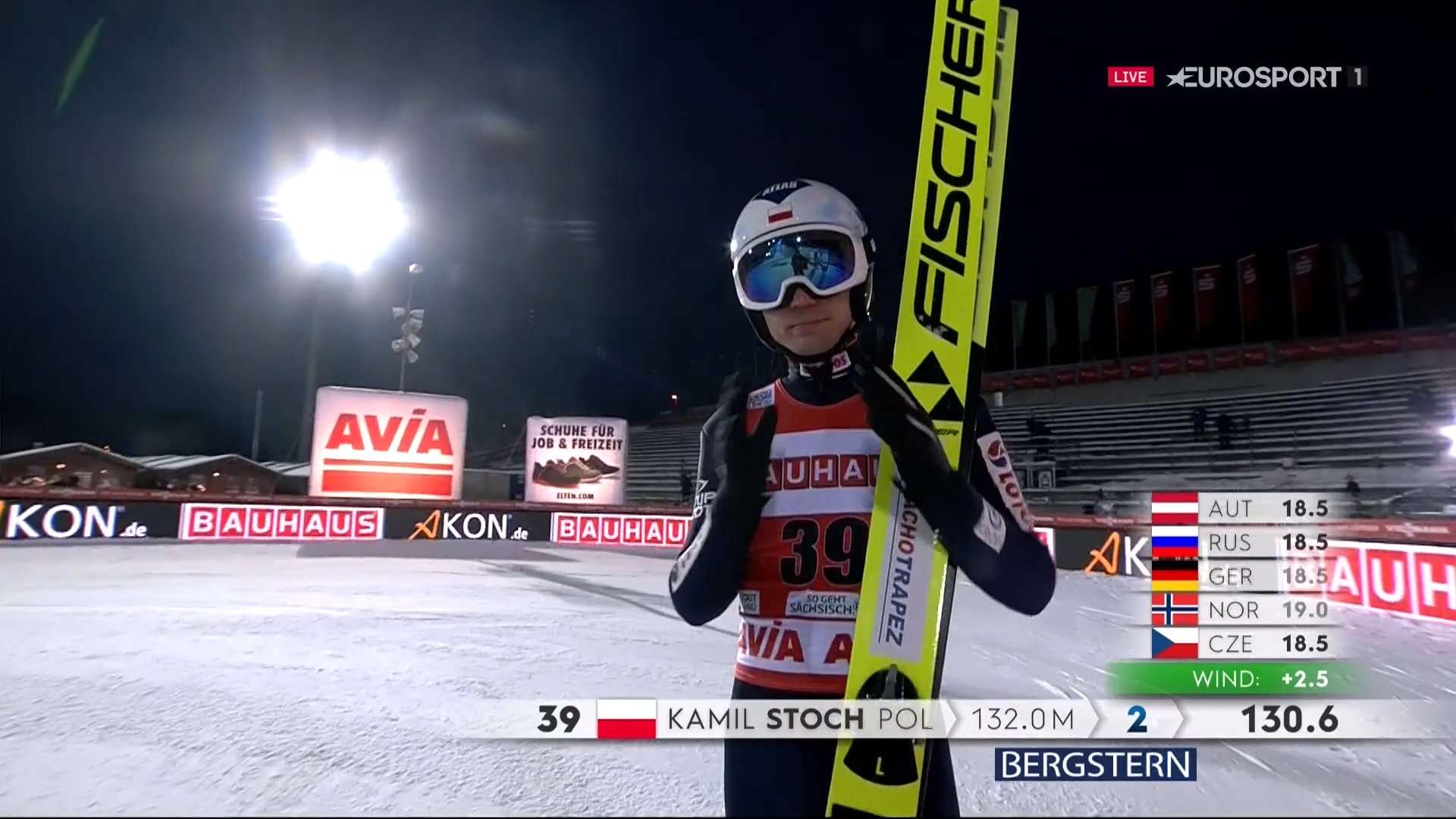 Znakomity skok Kamila Stocha! Polak będzie walczył o podium w Klingenthal