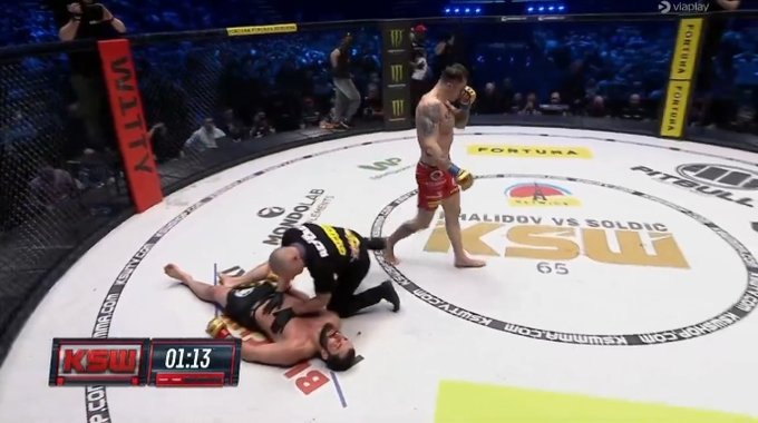 Roberto Soldić znokautował Mameda Chalidowa! Chorwat nowym mistrzem KSW [WIDEO]