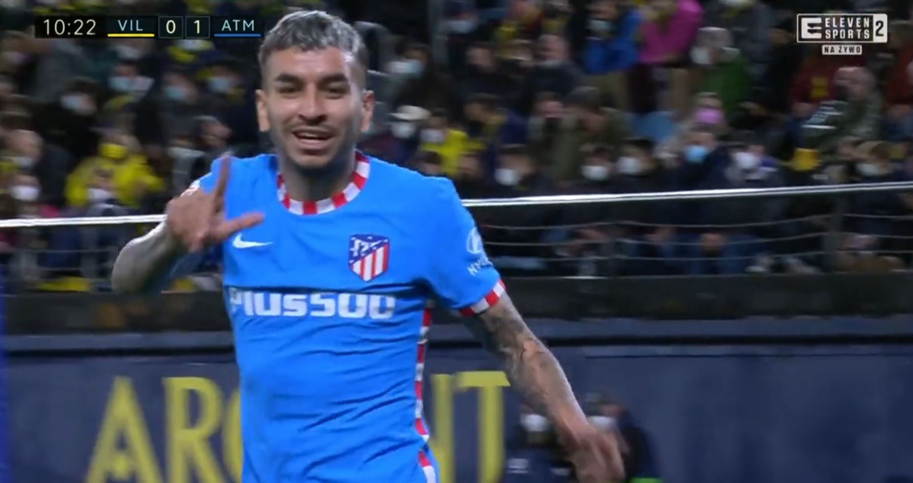 Gol z połowy boiska w lidze hiszpańskiej. Piękne trafienie Angela Correi, ale tylko remis Atletico [WIDEO]