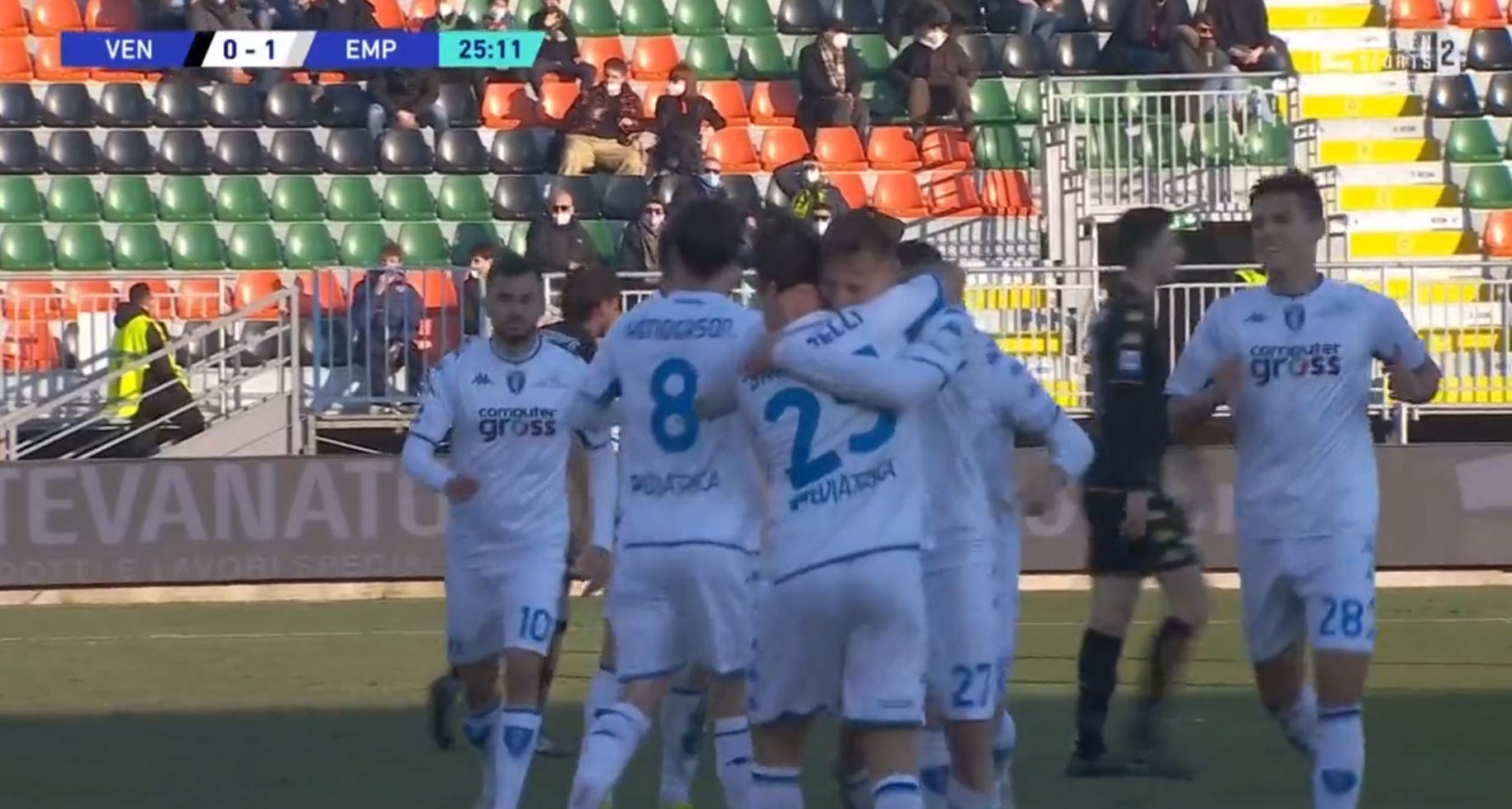 Szymon Żurkowski znów trafił w Serie A! Polak dał prowadzenie Empoli [WIDEO]