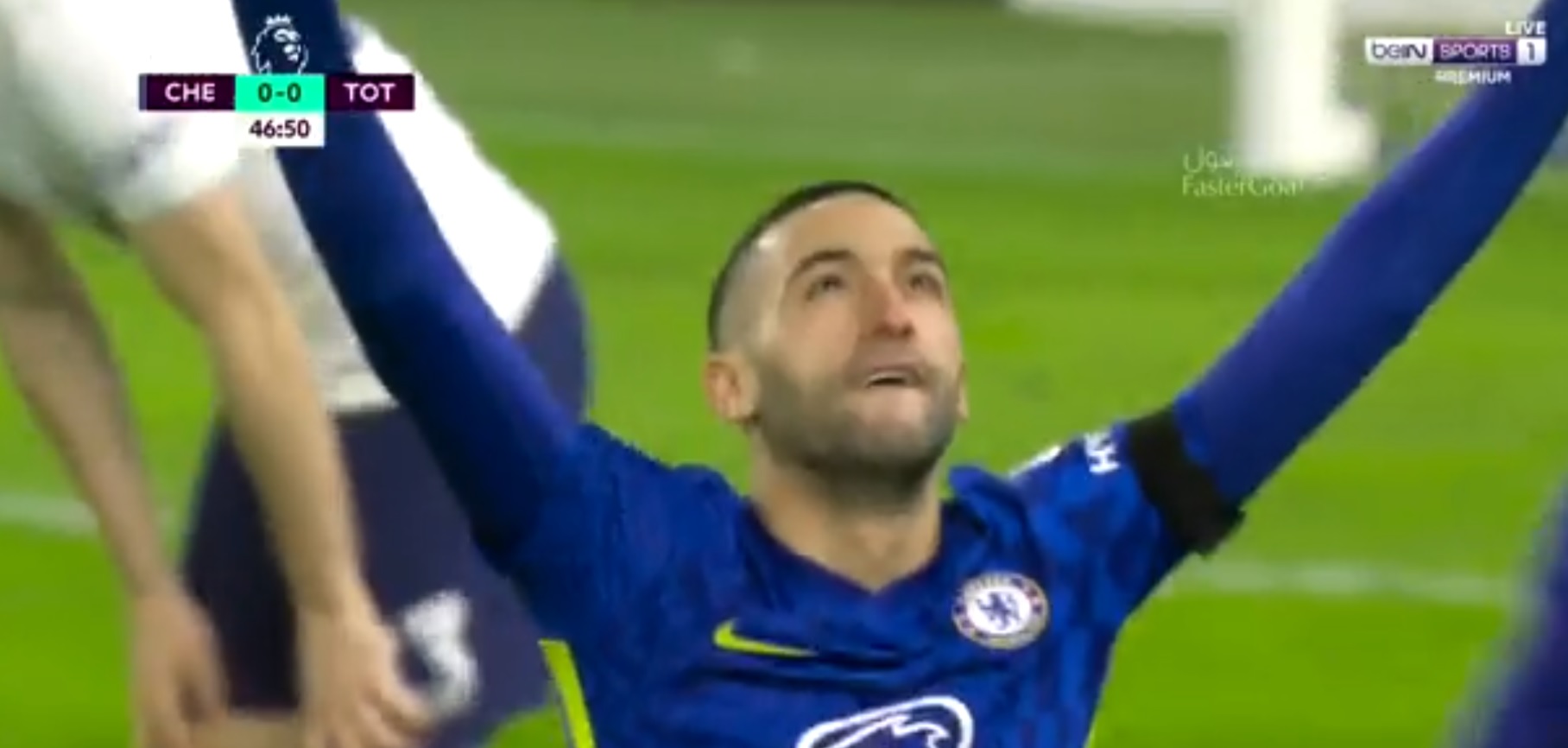 Cudowny gol Hakima Ziyecha w hicie Premier League. Przełamanie Chelsea w meczu z Tottenhamem [WIDEO]
