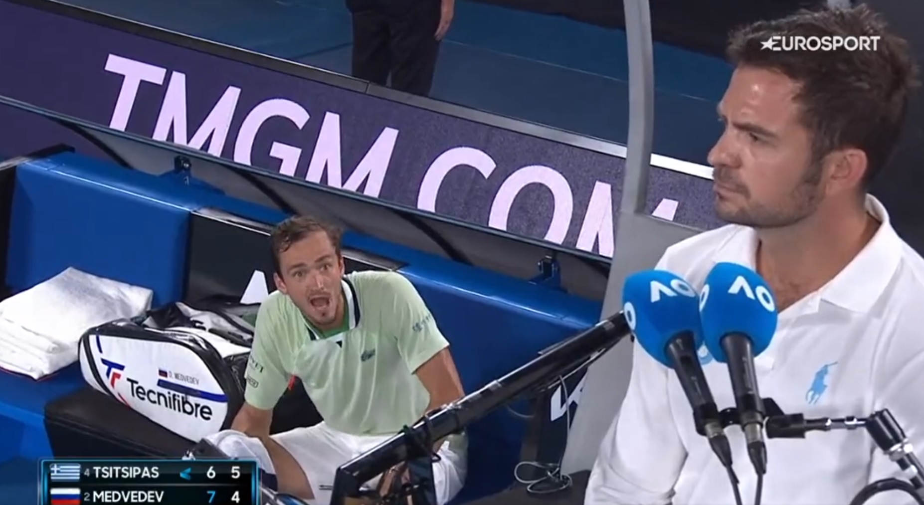 Furia Daniiła Miedwiediewa w półfinale Australian Open. "Czy ty jesteś głupi? Jak możesz być tak zły?" [WIDEO]