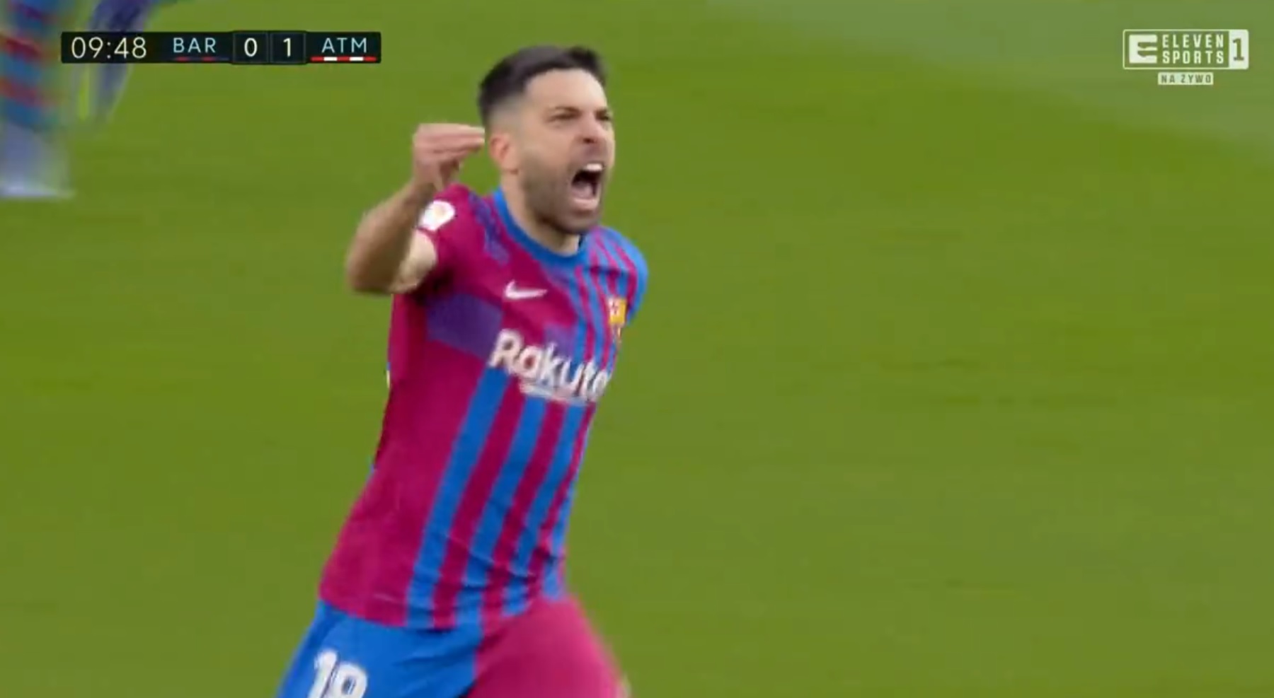Cudowne trafienie Jordiego Alby w hicie La Liga! "Soczyste uderzenie to mało powiedziane" [WIDEO]