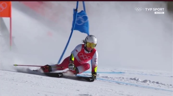 Świetny występ Maryny Gąsienicy-Daniel w slalomie gigancie. Polka w czołówce. "Niesamowity sukces" [WIDEO]