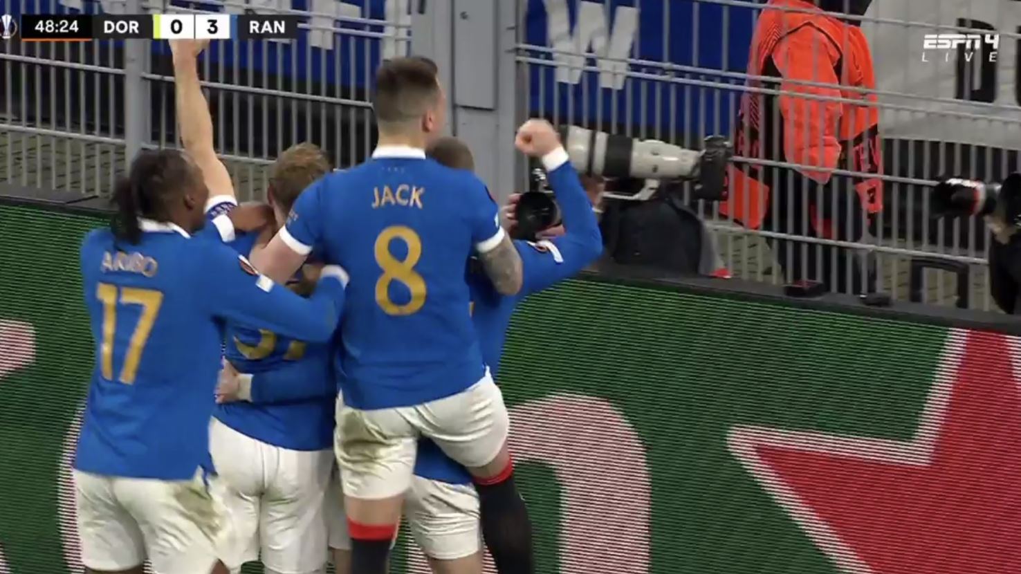 Duża wpadka Borussii Dortmund w Lidze Europy! Straciła cztery gole w meczu z Glasgow Rangers [WIDEO]