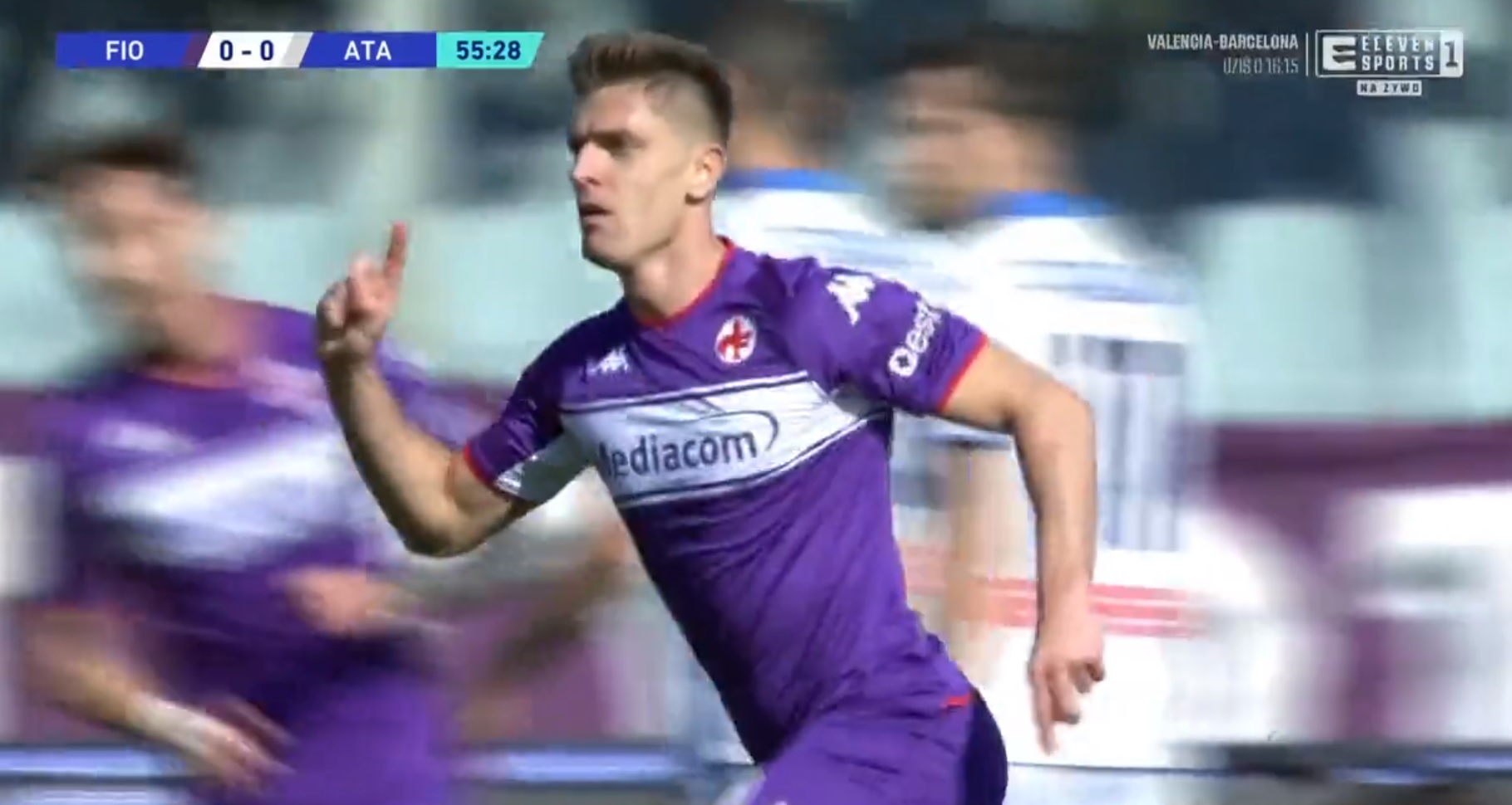 Świetny mecz Piątka i Drągowskiego. Polacy dali Fiorentinie zwycięstwo, Gasperini wyleciał na trybuny [WIDEO]