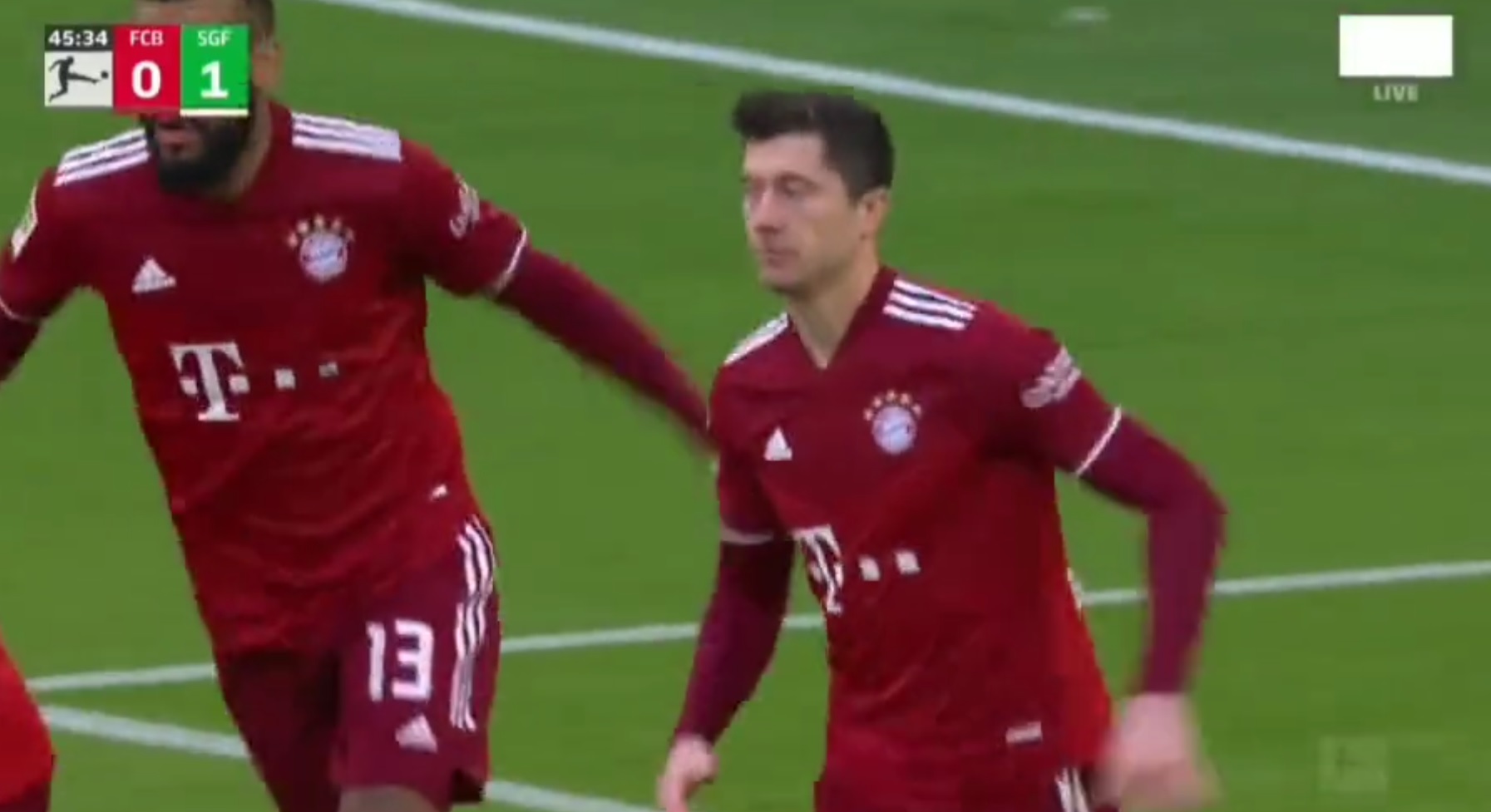 Dublet Roberta Lewandowskiego! Kluczowe gole Polaka w meczu z Greuther Fuerth [WIDEO]