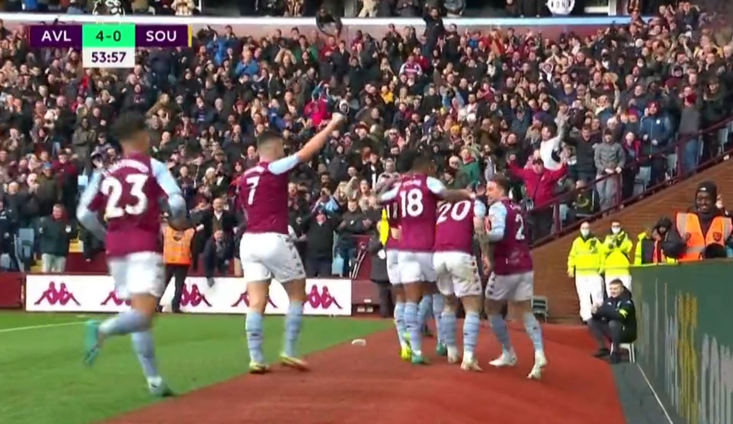 Matty Cash z asystą w "polskim meczu" Premier League. Aston Villa rozbiła Southampton [WIDEO]