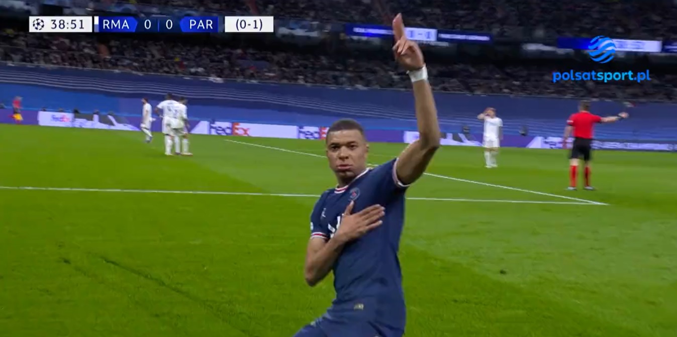 Kylian Mbappe znowu trafił z Realem Madryt! Wykorzystał błąd Courtois i Alaby! [WIDEO]