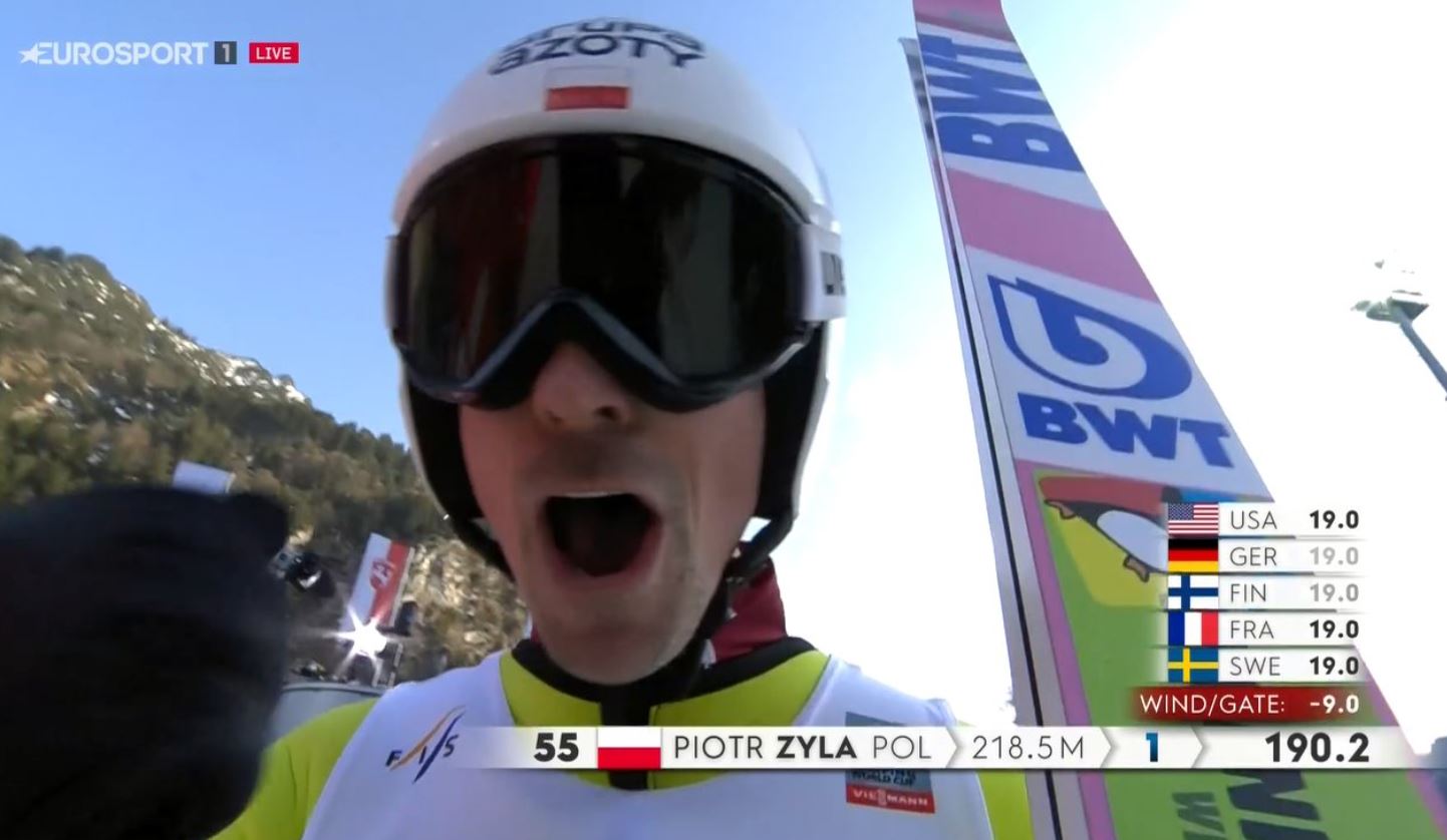 Znakomity skok Piotra Żyły! Polak prowadzi w Oberstdorfie, Dawid Kubacki o krok od podium!