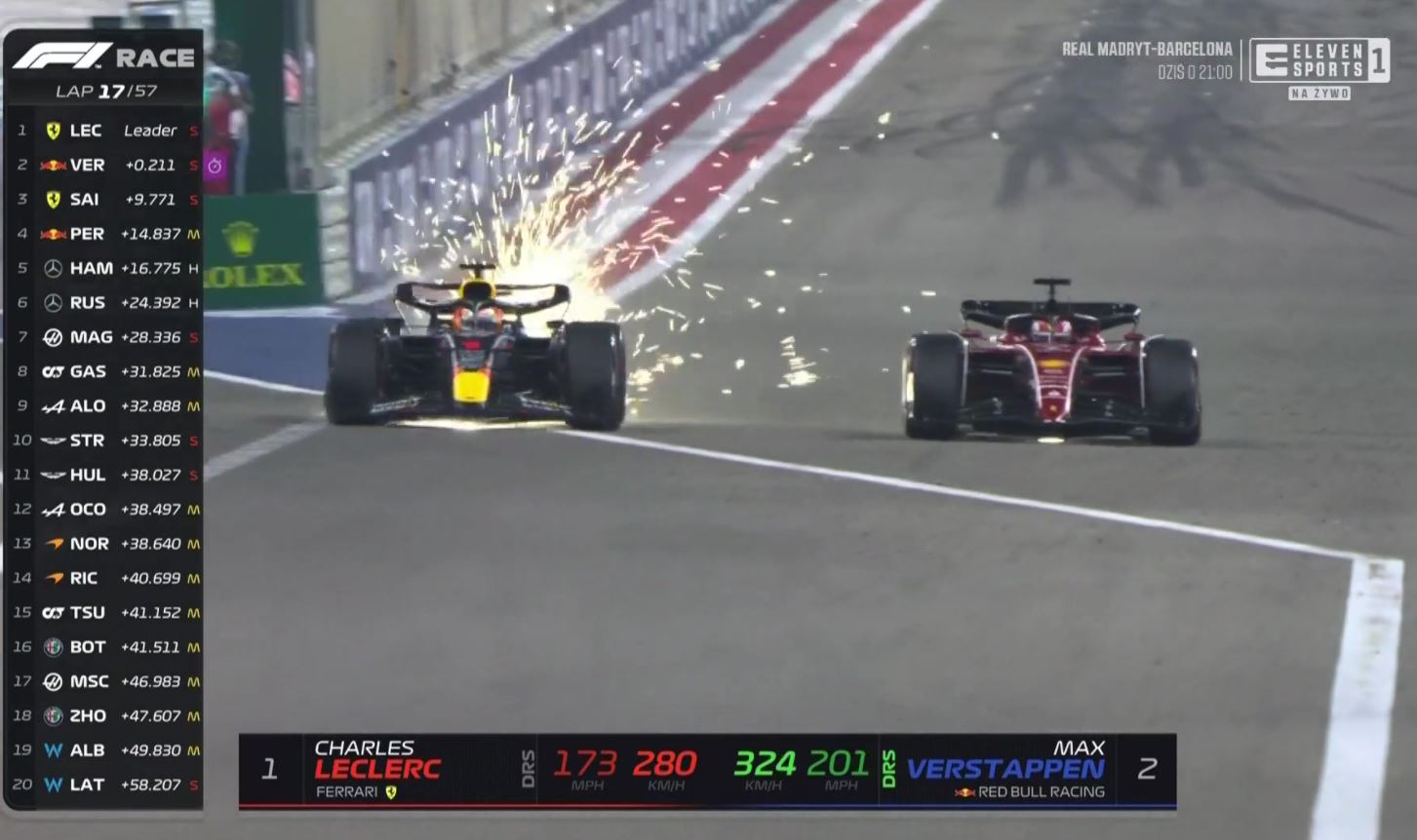 Fenomenalna walka w pierwszym wyścigu sezonu Formuły 1! Dublet Ferrari w Bahrajnie, dramat Red Bulla
