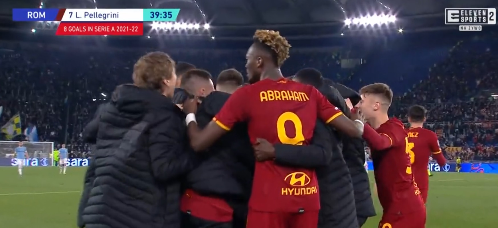 AS Roma rozjechała Lazio w derbach Rzymu. Dobry mecz Nicoli Zalewskiego, Polak był blisko gola [WIDEO]