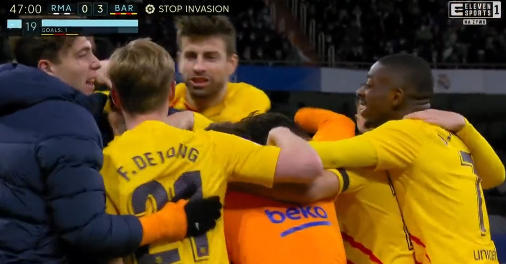 FC Barcelona zmiażdżyła Real Madryt! Fenomenalna gra "Blaugrany" na Santiago Bernabeu [WIDEO]