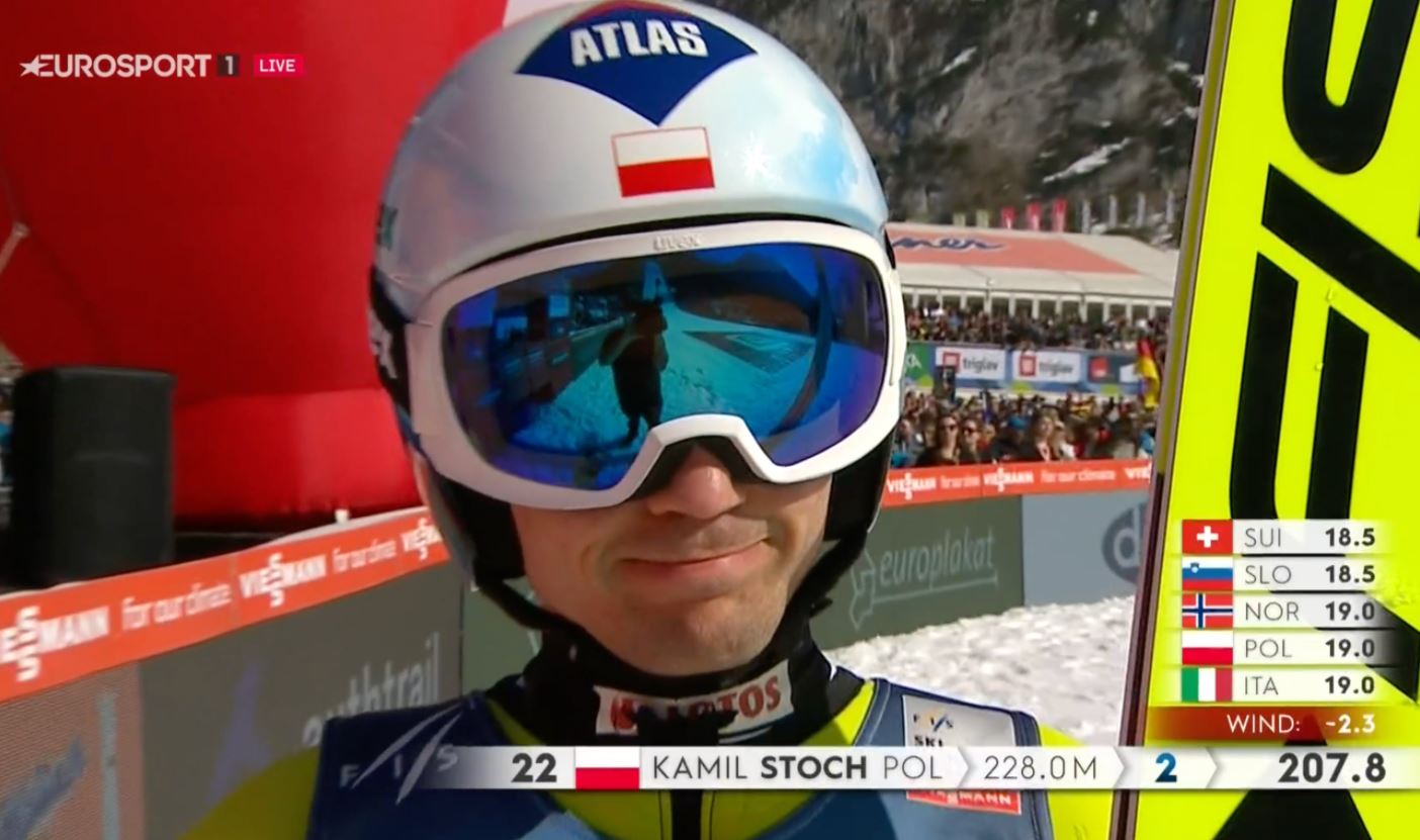 Niesamowita dominacja Słoweńców w Planicy! Kamil Stoch najlepszym z Polaków, jest w pierwszej dziesiątce