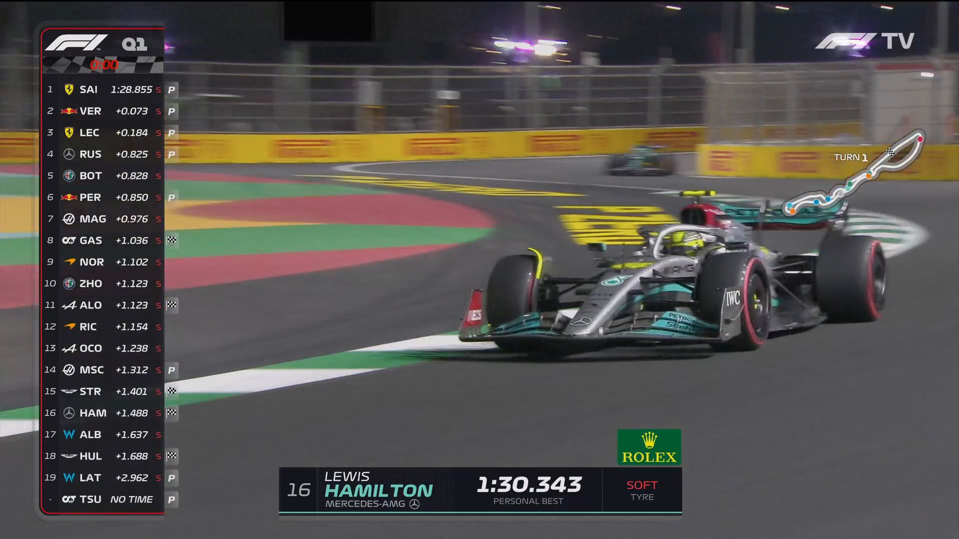 Klęska Lewisa Hamiltona w kwalifikacjach do GP Arabii Saudyjskiej! Tak źle nie było od lat