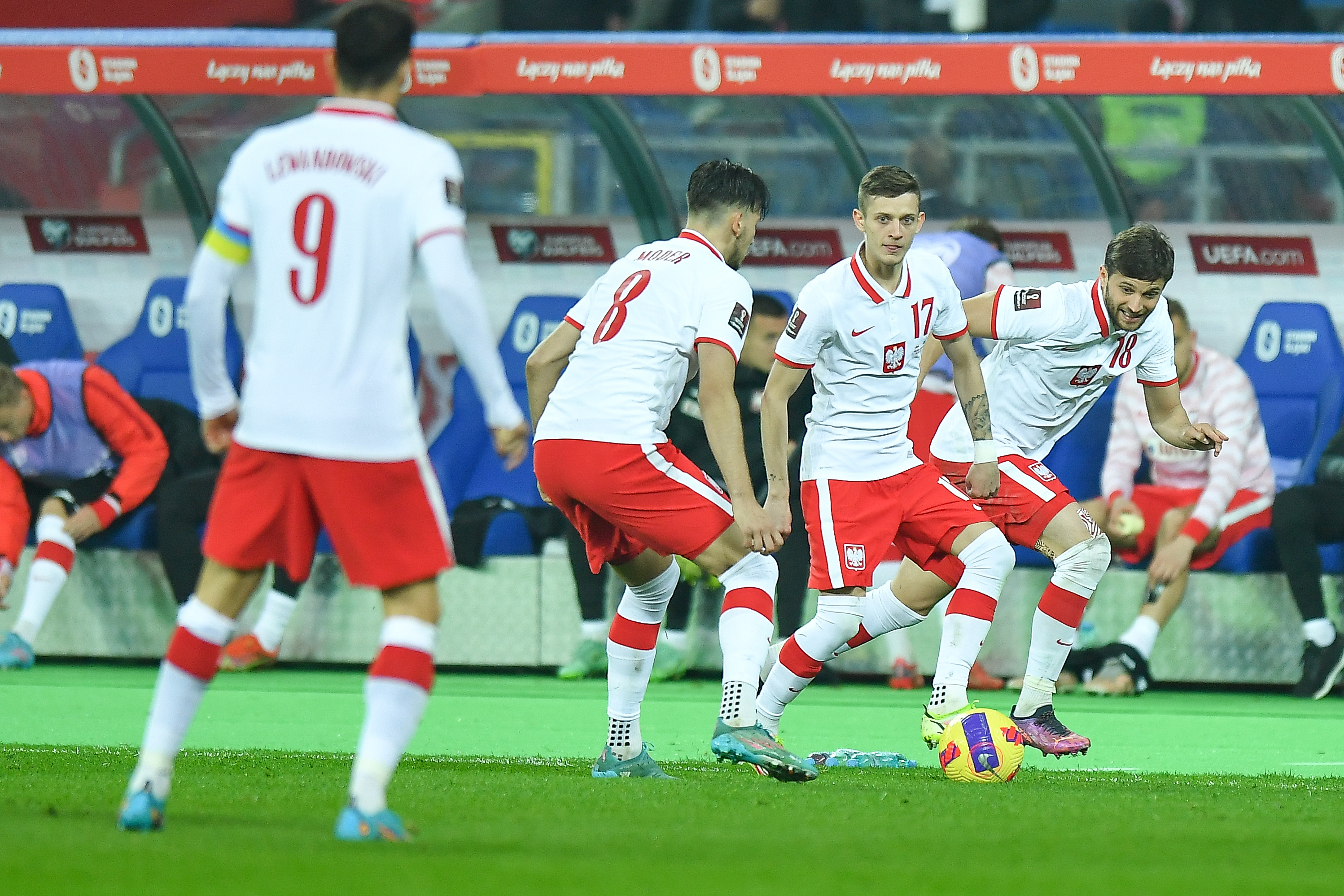 Czesław Michniewicz wyróżnił reprezentanta Polski. "To mój człowiek od trudnych zadań. Wiedziałem, że pomoże"