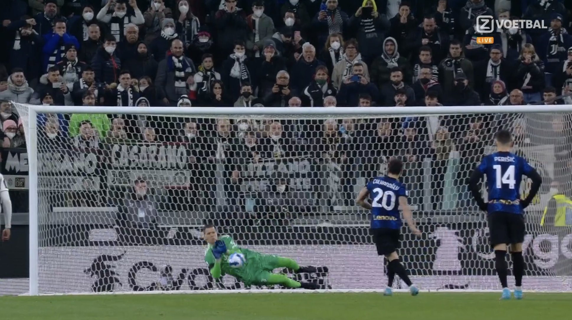 Szczęsny broni karnego, Inter się cieszy, Allegri szaleje ze złości. Sceny w hicie Serie A! [WIDEO]