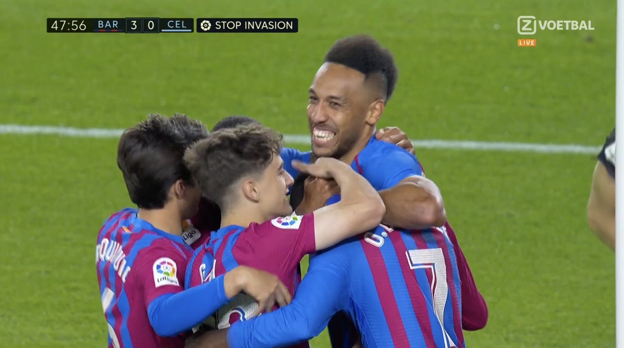 Pewne zwycięstwo FC Barcelony. Dublet Aubameyanga [WIDEO]