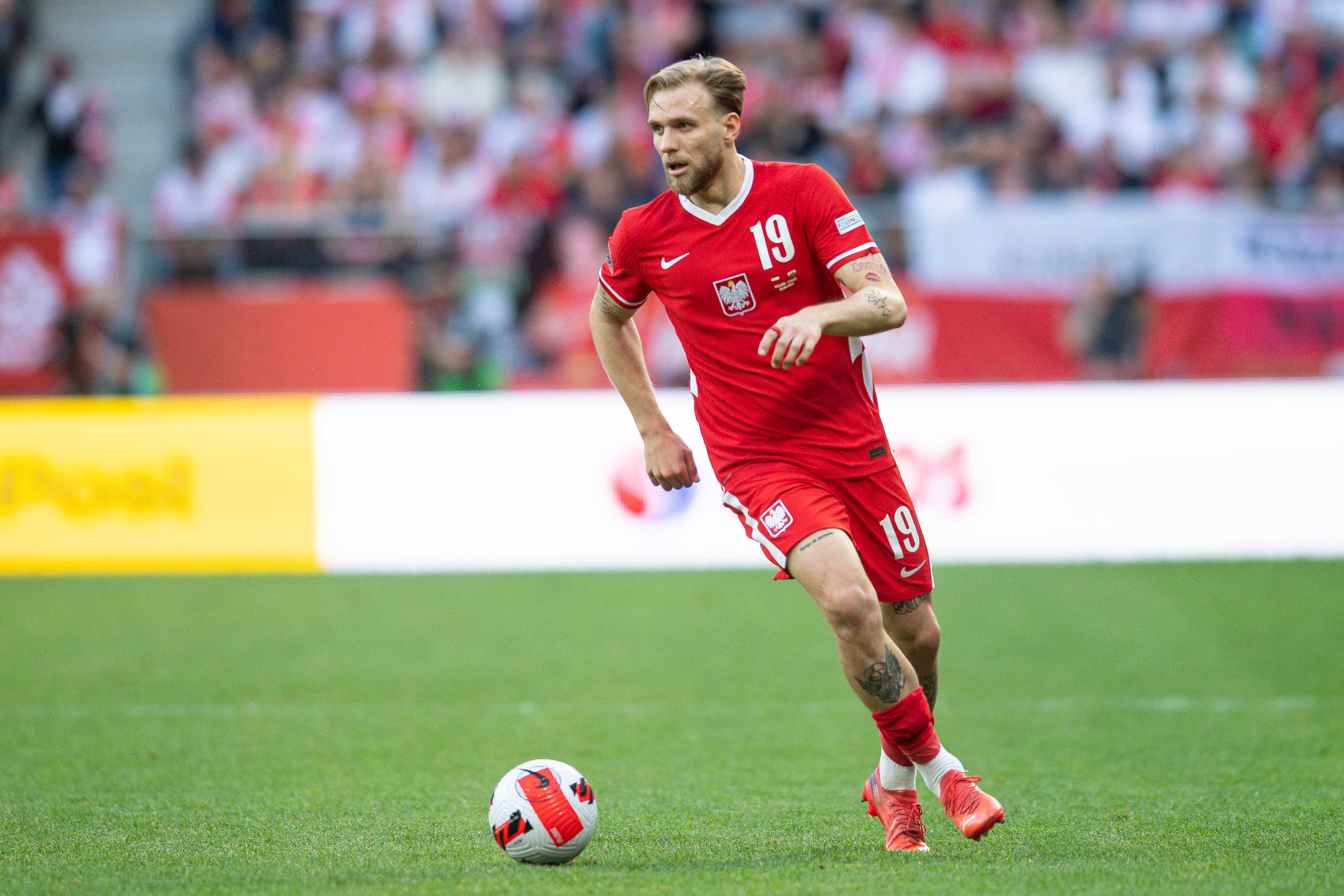 Tymoteusz Puchacz chwalony za akcje w ofensywie. "Wszystko, co było dobre, wzięło się od niego"