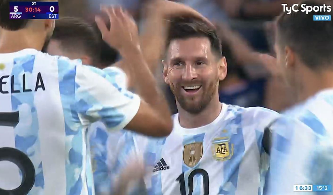 Koncert Leo Messiego w sparingu argentyńskiej kadry. Pięć goli gwiazdora "Albicelestes"! [WIDEO]