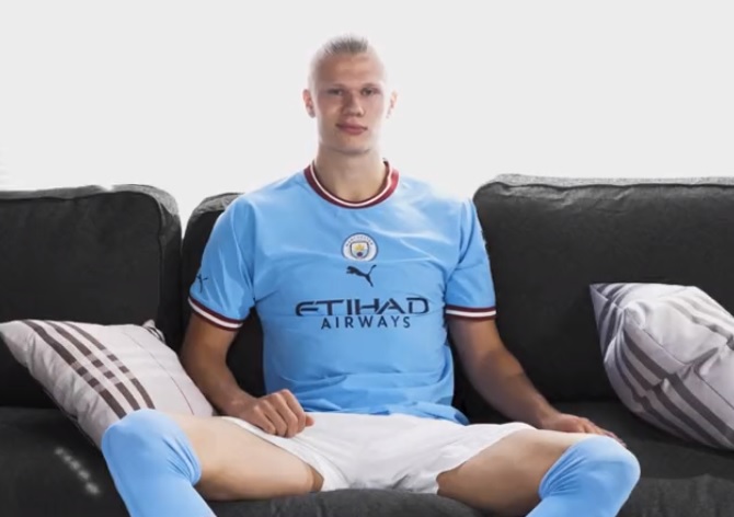 Manchester City oficjalnie zaprezentował Erlinga Haalanda. Oto nowa gwiazda "The Citizens"! [WIDEO]