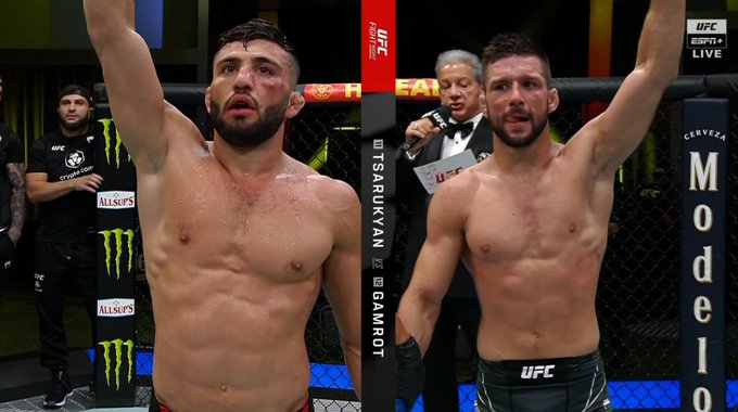 Tak sędziowie ocenili zwycięską walkę Mateusza Gamrota. UFC ujawniło karty