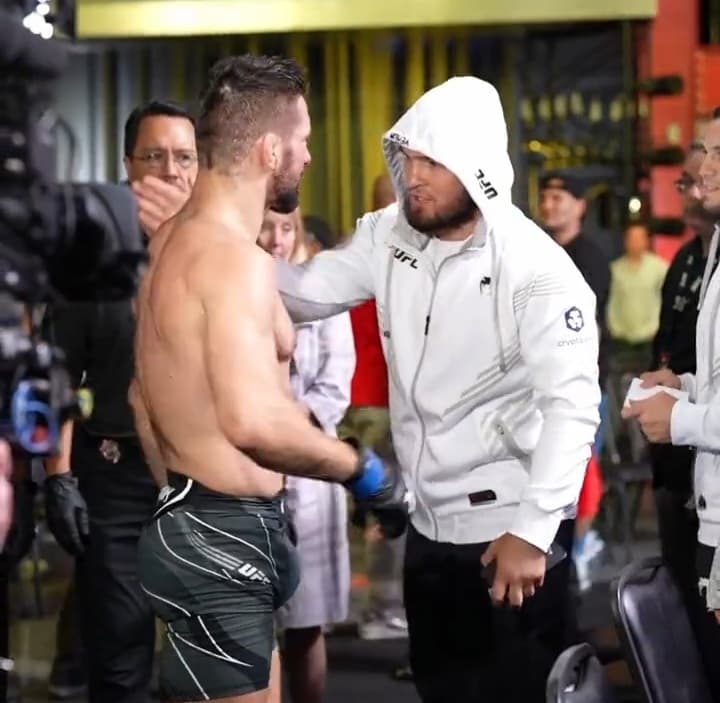 Khabib Nurmagomedov pogratulował zwycięstwo Mateuszowi Gamrotowi. Piękne obrazki po walce [WIDEO]