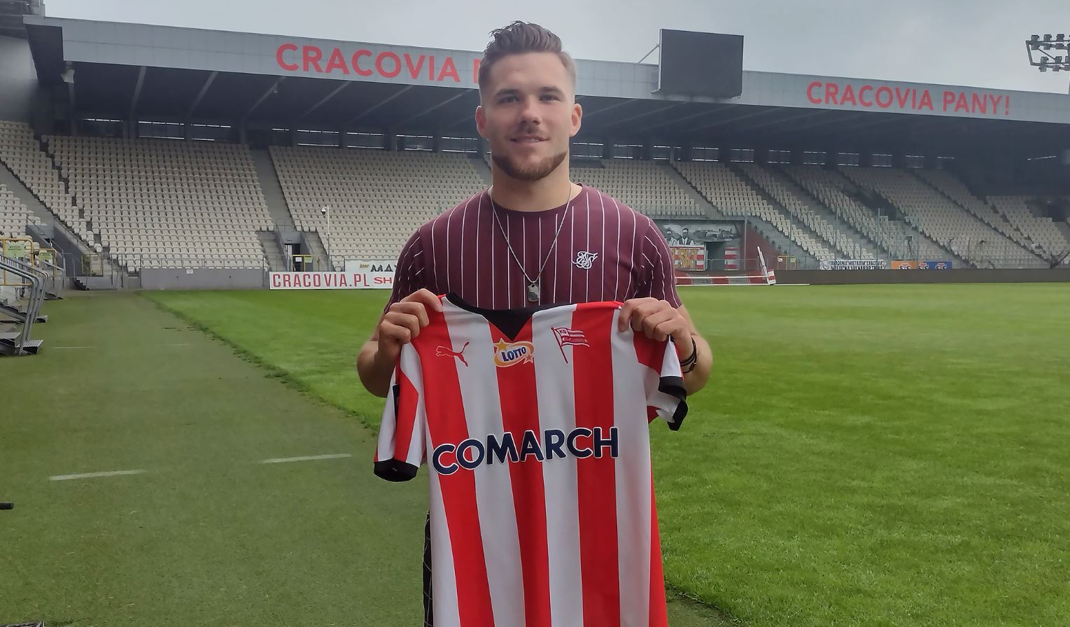 Nowy napastnik Cracovii cieszy się z transferu. "Chcę grać najlepiej, jak tylko potrafię"