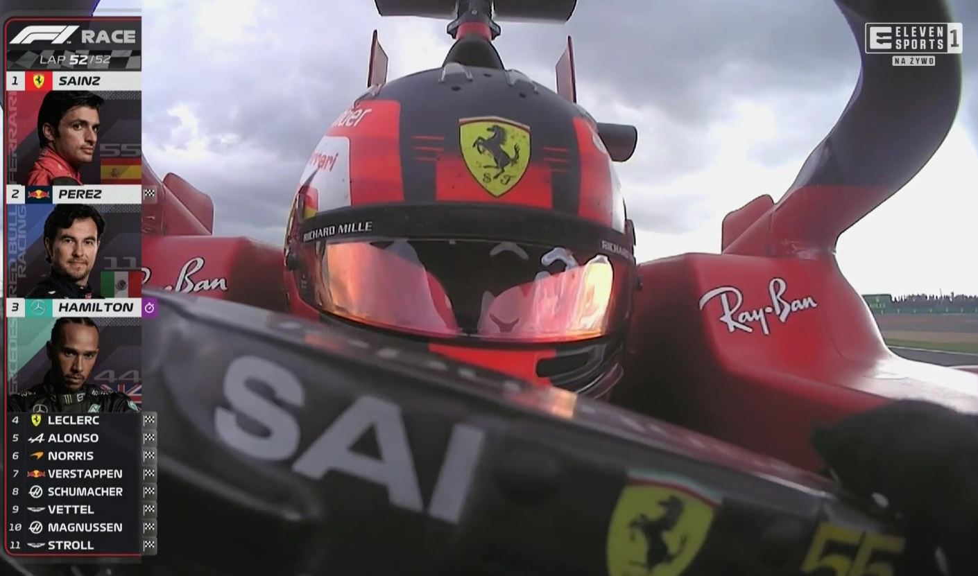 Genialny wyścig o GP Wielkiej Brytanii! Pierwszy triumf Sainza, Hamilton wskoczył na podium