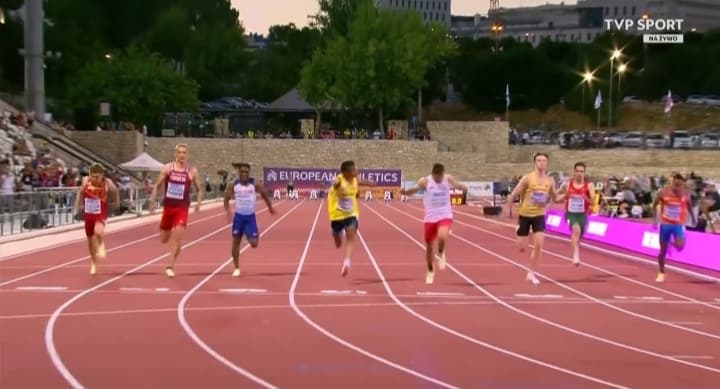 Polak najszybszym sprinterem w Europie. Wielki sukces nastolatka na młodzieżowych mistrzostwach [WIDEO]