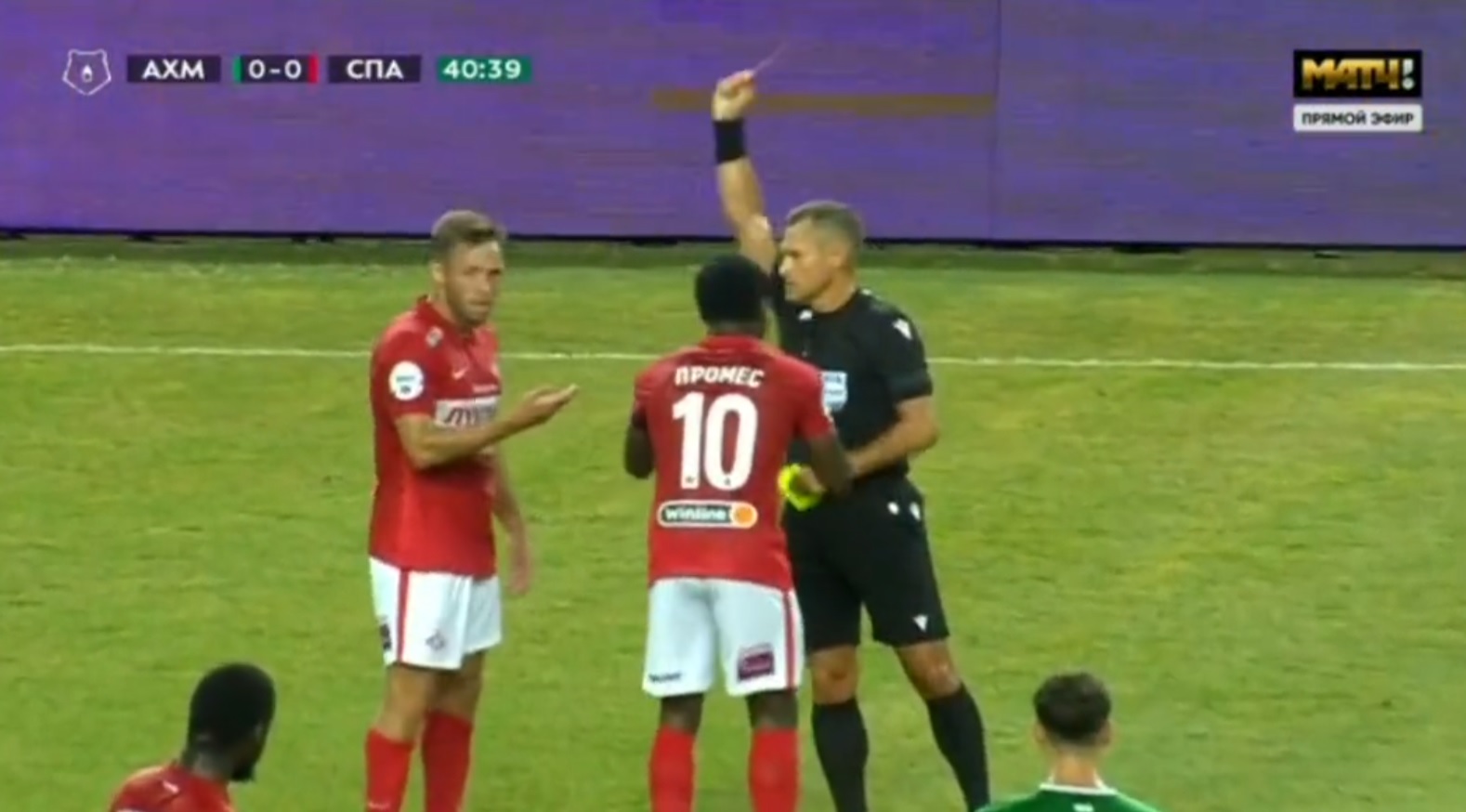 Koszmarny początek Macieja Rybusa w Spartaku Moskwa! Dwie żółte kartki w 10 sekund i wylot z boiska [WIDEO]