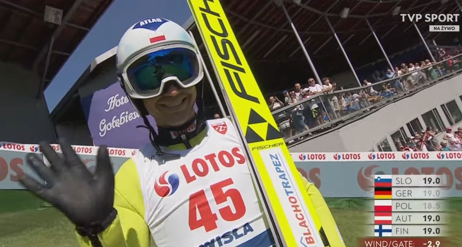 Triumf Kamila Stocha w letnim Grand Prix w Wiśle! Polscy skoczkowie zajęli całe podium