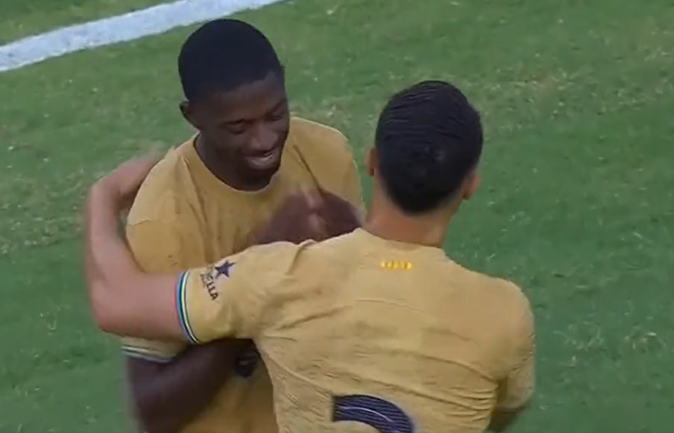Ousmane Dembele bohaterem FC Barcelony. Francuz zabawił się z obroną "Starej Damy" [WIDEO]