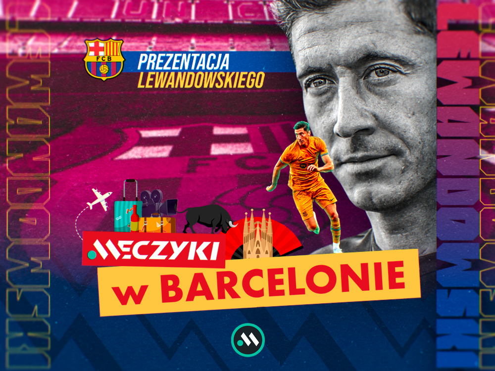 Meczyki w Barcelonie. Relacjonujemy dla Was prezentację Roberta Lewandowskiego!
